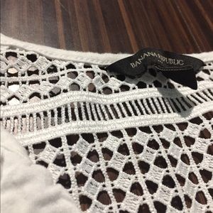 Banana Republic Crochet Back Tank Top